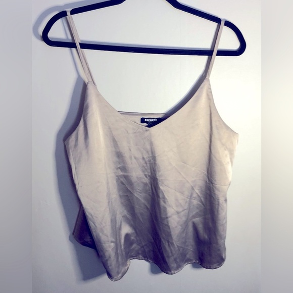 Express Other - Express Silver Sleepwear Silky Top